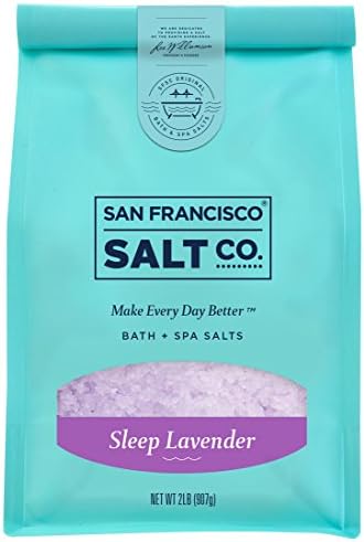 Sleep Lavande Bath Solts 2 LB. Luksuzna poklon torba San Francisco sol