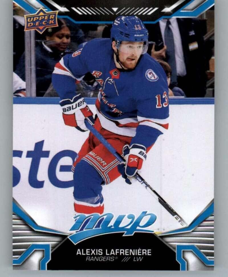 2022-23 Gornja paluba MVP 192 Alexis Lafreniere New York Rangers NHL hokejaška trgovačka karta