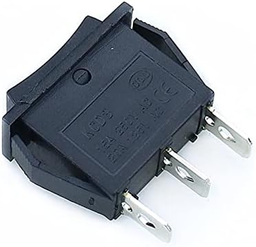 PCGV 5pcs KCD3 Rocker Switch 15A / 20A 125V / 250V uključen na 3 poziciju 3 PIN električne opreme Power