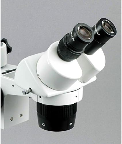 Amscope SW-2B24Z binokularni stereo mikroskop, WH10x okulari, 20x / 40x / 80x uvećanja, 2x / 4x objektivna, gornja