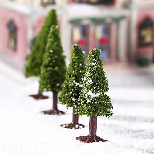 VORCOOL 15kom Model cedrovine, arhitektura drveće minijaturno za DIY zeleni krajolik pejzaž, Model drveća, minijaturni borovi