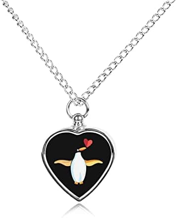 Volim pingvine ogrlica od urne za kućne ljubimce za pse mačke pepeo spomen privjesak privjesak
