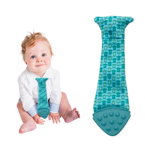 Ukusna kravata za nicanje zuba, 3-u-1 kravata za bebe, Crinkle Toy & silikonska Grizalica za bebe od