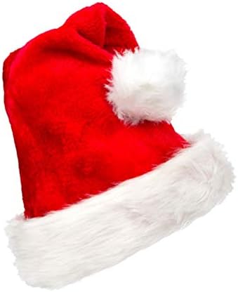 Happyyami Party Santa šešir zgusnuti pliš Santa Claus kapa Santa kostim pribor za odmor Božić