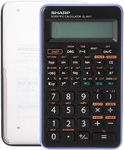 Oštar kalkulator Naučni EL501TBVL, crni
