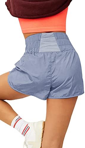 Ženske kratke hlače za trčanje Smanjeni visoki struk Atletska teretana zagrijavanje opuštenih kratkih hlača
