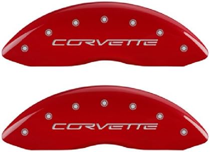 MGP poklopci čeljusti 13083scv6rd Corvette C6 poklopac čeljusti tipa logotipa sa crvenom završnom obradom