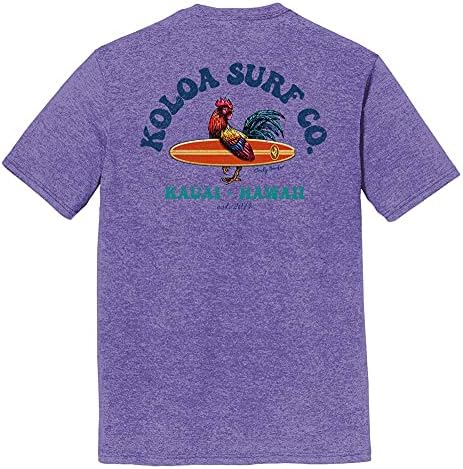 Koloa Surf Muški kokski surfer Logo Lagano Tri-Blend Comfort T-majice XS-4XL