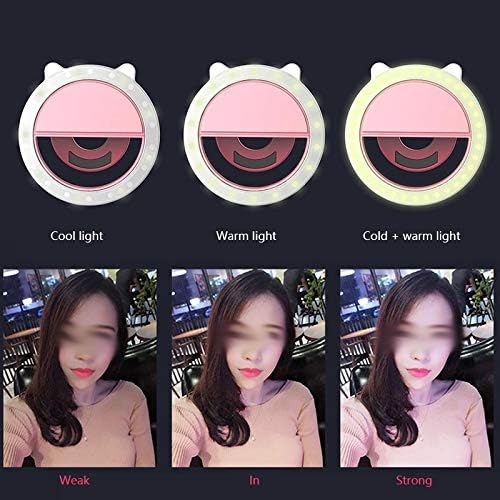 Slsfjlkj mini mobitel LED Selfie Light Sidro Beauty Lens Live Broadcat Artifakt okrugli prsten Mobilni