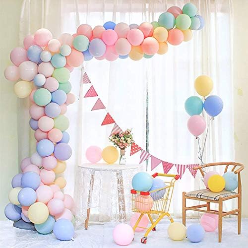 100pcs asortirani pastelni baloni Makaron bombonski obojeni baloni za lateks za pastel Rainbow jednorog party