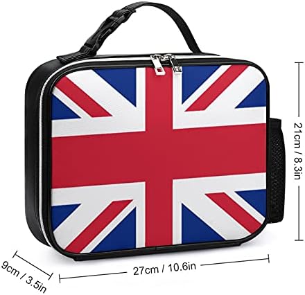 Britanska britanska zastava višekratna torba za ručak izolovana kutija za ručak za kancelarijski