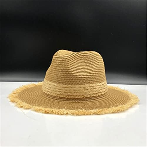 Nabavite ljetnu casual rafia sunčeve šešire za žene modni jazz slame za muškarce na plaži Sun Straw Panama