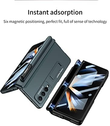 SHIEID Samsung Z Fold 3 Case, Galaxy Z Fold 3 Case sa zaštitom šarke S Pen Holder postolje