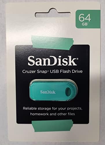 SanDisk Cruzer Snap USB Flash Drive, 64GB, zelena, SDCZ62-064G-A4G