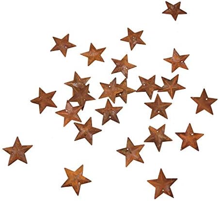 48 kom rusty craft jingle zvona sa izrezima u obliku zvijezde uključuje 24 kom hršćane zvijezde sa šupljim
