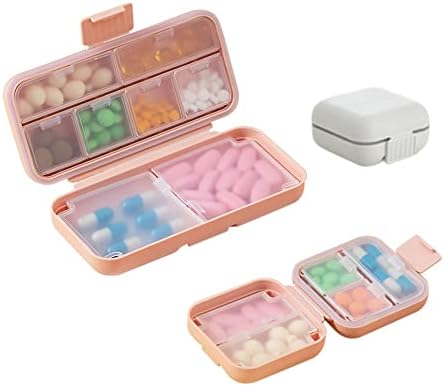 Mala kutija za pilule od 3 pakovanja,Organizator putnih pilula, mala kutija za pilule otporna