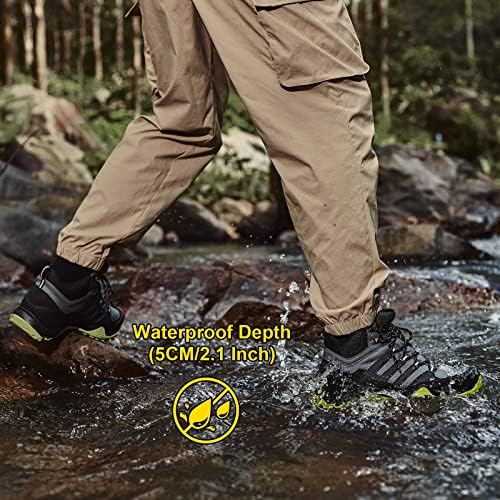 Grand Attack čizme za planinarenje muške vodootporne, muške gležnjeve visoke Pješačke čizme cipele