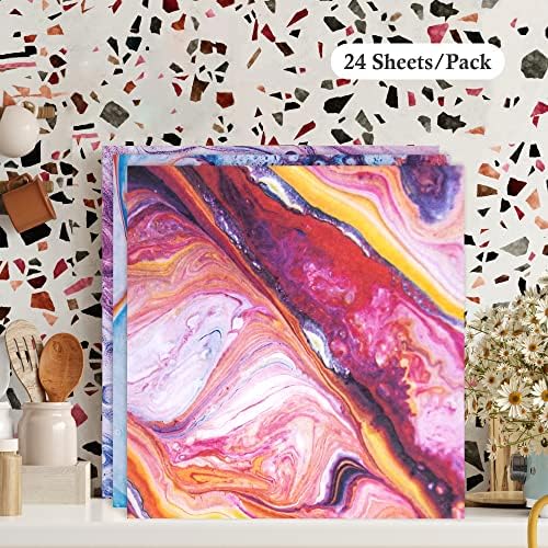 Vondyu Decoupages Vibrant Colors Scrapbook Paper Pad 6''x6 '' Jednokrevetna smjesa Smjese Scrapbooking DIY