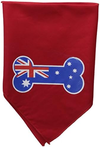 Mirage proizvodi za kućne ljubimce za zastavu kostiju australijski ekran Ispis Bandana za kućne ljubimce, velike,