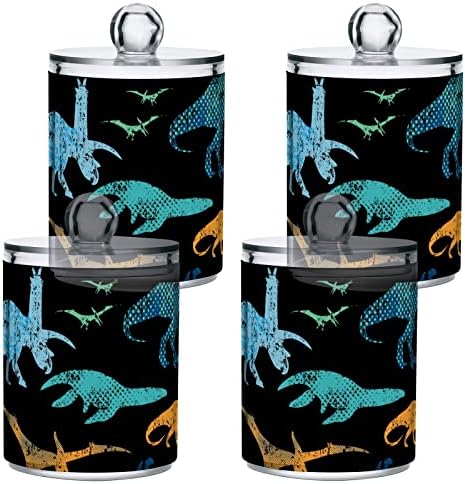 Crtani dinosaurusi Držač pamuk držač kupaonice posude sa poklopcima set pamučni kuglični jastuk držač za tuđe