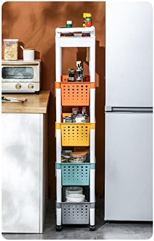 Stalak za skladištenje kuhinje kolica za kuhinje trolej višeslojni stalak za skladištenje kuhinjski