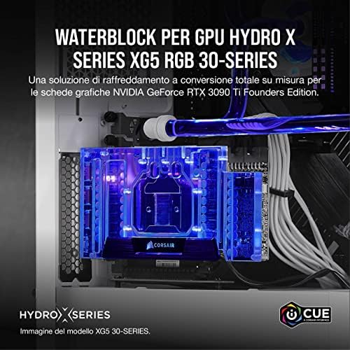 Corsair Hydro X serija XG5 RGB 3090 ti osnivači izdanje GPU vodeni blok-za NVIDIA GeForce RTX 3090 ti Fe Crna