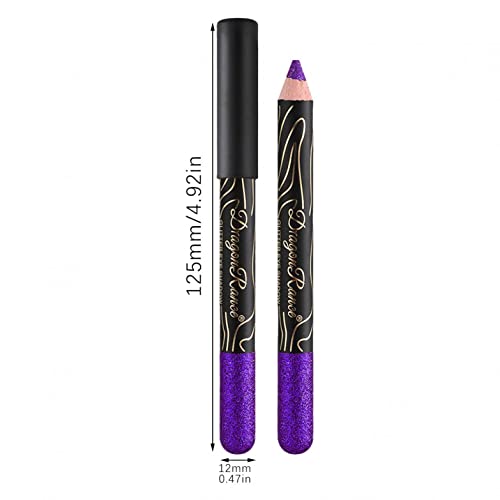 Zitiany Glitter olovka za oči, višebojni Eyeliner za sjenilo 2 u 1, dugotrajni metalik sjajni