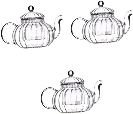 Retro dekor 3 kom. Voće čajnik vrećica za uklanjanje lonca kristalno lonac siguran restoran