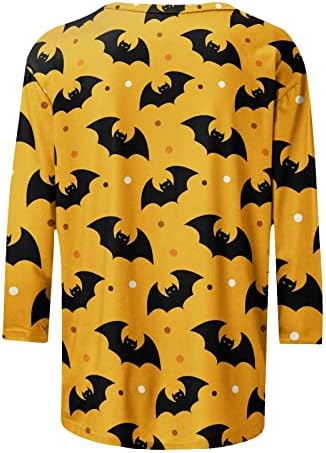 Djevojke Pamuk Crewneck Grafički odmor Halloween Casual Loot FIT bluza Majica Jesen Summer 3/4 rukava