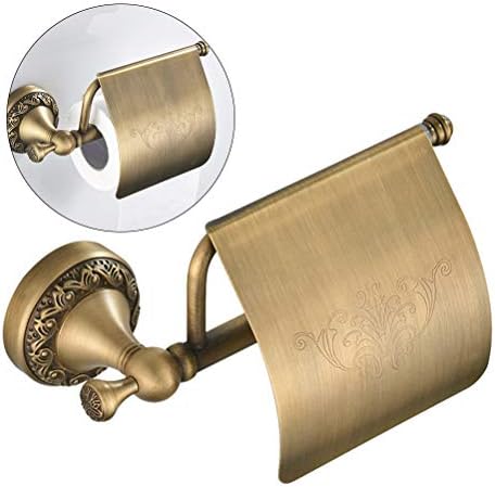 Vicasky Roll ručnik držač za papir Europski retro toaletni držač za papir za kupaonicu Brončani toaletni