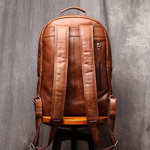 Ganfanren originalni kožni ruksak od 14 inčnih laptopa ruksak za prijenosnog računala ruksak ruksak ruksak
