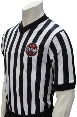 Smitty | I200-WFBK | IAabo košarkaška sudačka majica Bijela zastava na Back SAD-u | Školsko odobreno Službena