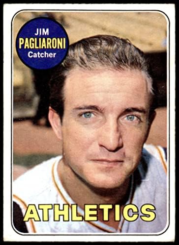 1969 TOPPS 302 Jim Pagliaroni Oakland Athletics VG Atletika