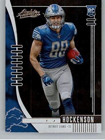 2019 Apsolutni Fudbal 137 T.J. Hockenson RC Rookie Card Detroit Lions Službena trgovačka kartica NFL