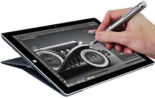 Navitech siva Fine tačaka digitalna aktivna olovka kompatibilna sa Lenovo joga 700 kabrioletski