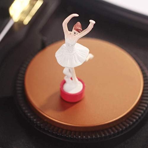 Xjjzs glazbena kutija - vintage glazbeni nakit ladica za ladicu i ples balet djevojka kip djevojka