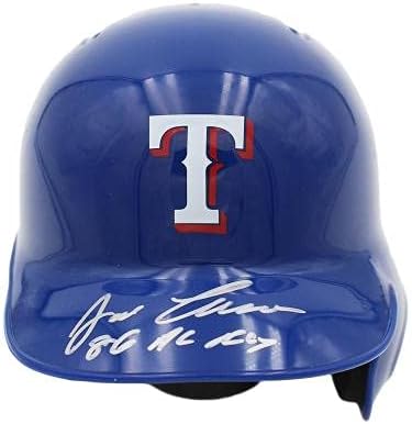 Jose Canseco potpisao Texas Rangers Rawlings trenutni MLB Mini šlem sa natpisom 86 AL ROY - MLB Mini