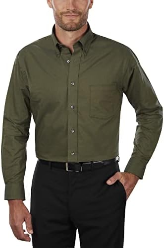 Van Heusen Muška Dress Shirt Regular Fit Oxford Solid Buttondown ovratnik