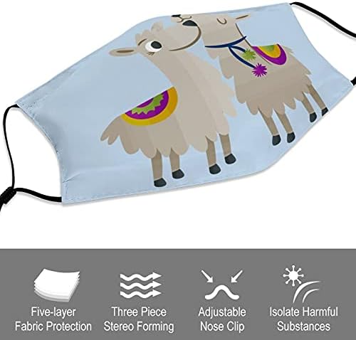 Creative prašine usta poklopci sigurnosna Odjeća tkanina maske dizajn par životinja romantiku