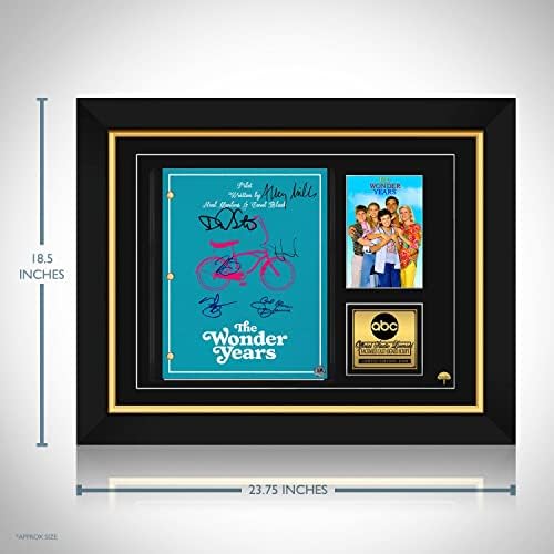 Wonder Years Script Limited Signature Edition Studio Licensed Custom frame