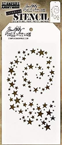 3 TIM Holtz mješovita medija Slojeni šabloni | Falling Stars, Shifter Star, Hocus Pocus dizajn | Predlošci za umjetnost, izradu kartice, dnevni boravak, scrapbooking | žigovima anonimnim
