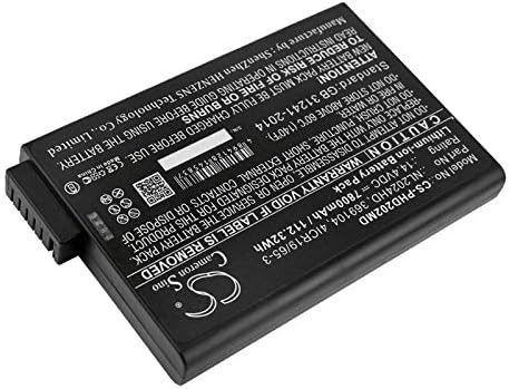 Zamjenska baterija za Philips rei Spironics Evergo, Repiocs Simplygo, Sparq, dijeli dio 4IcR19 / 65-3, Dyna-WJ CM-2, NL2024, NL2024ED22, NL2024HD22, NL2024HU22, NL2024HU22, NL2024HU22, OE2, 14.4V 7800mAh