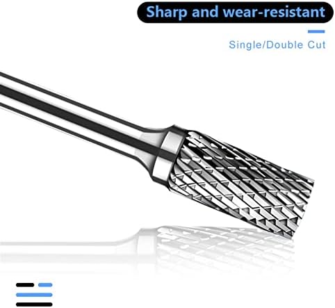 3mm Shank Carbide Milling Rotary Burr jednostruki dvostruki za rotacione alate električno brušenje