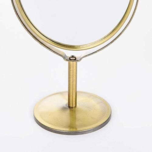 Llryn dvostrano osvijetljeno ogledalo - pijedestalsko stočno ogledalo za kupaonicu za brijanje spavaće sobe ogledalo kozmetičko vanizam ogledalo hromirano zlato