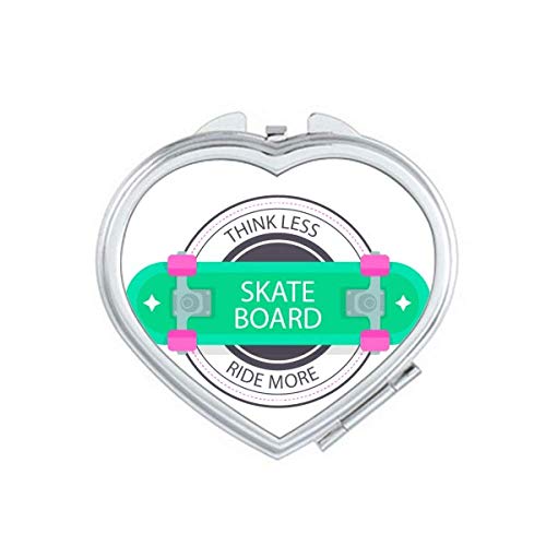Zimska sportska skejtboard crtani uzorak zrcalno putnički uvećati prijenosni ručni džepni šminka