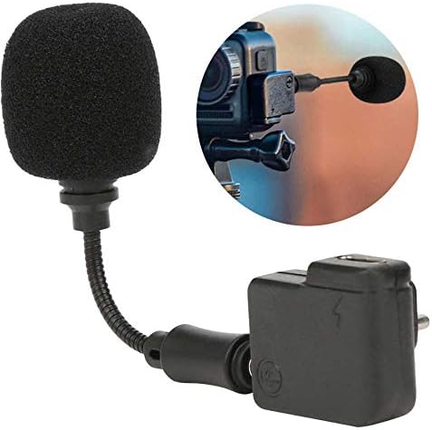 SJYDQ lagani Dual 3.5 mm USB-C mikrofon Adapter sa mikrofonom za akciju Frame mikrofon Mic
