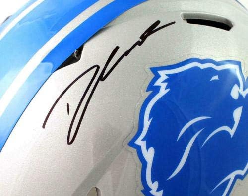 D'andre Swift Potpisan Detroit Lions F / S Brzina Autentična Kaciga-Fanatici Autogram Koledž Kacige