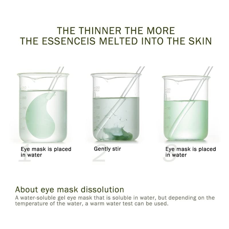 Weershun 60 kom avokado kolagen maska ​​hidratantni gel zakrpe za oči uklanja tamne krugove protiv starosne