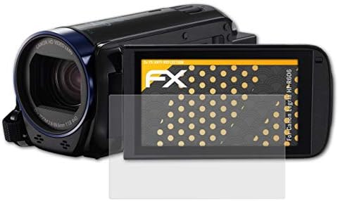 ATFOLIX zaštitnik ekrana kompatibilan sa Canon Legria HF R606 Zaštitni film, protiv reflektirajućeg i udarnog fx zaštitnika