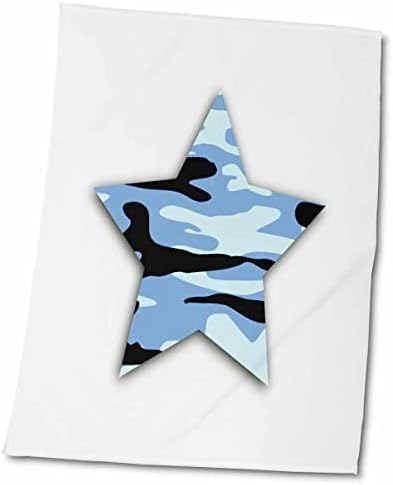 3Droza Plava CAMO STAR - Light Blue Army maskirni uzorak - vojska. - Ručnici